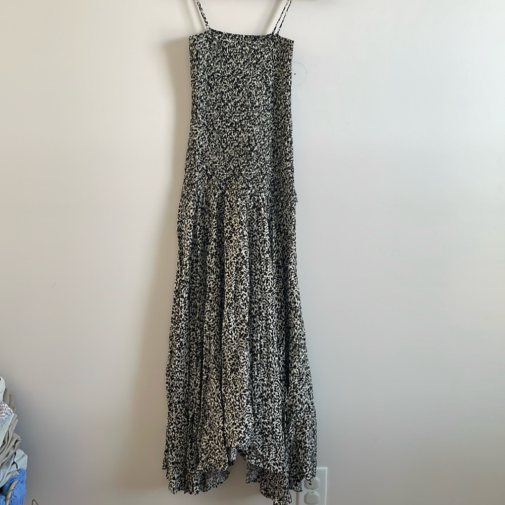 Proenza Schouler Black and White Midi Dress